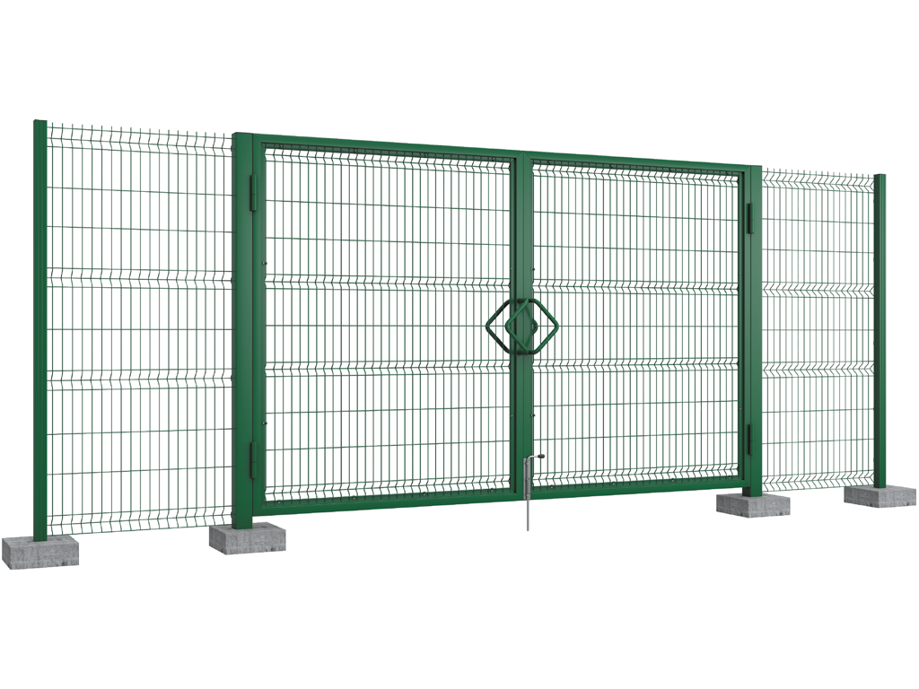 3D ворота (распашные) 